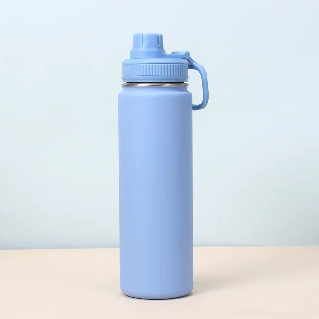 Tasse Thermos en acier inoxydable de 750ML, bouteille d'eau isolée, flacons sous vide portables pour voiture, bouilloire pour boissons de voyage en plein air 4