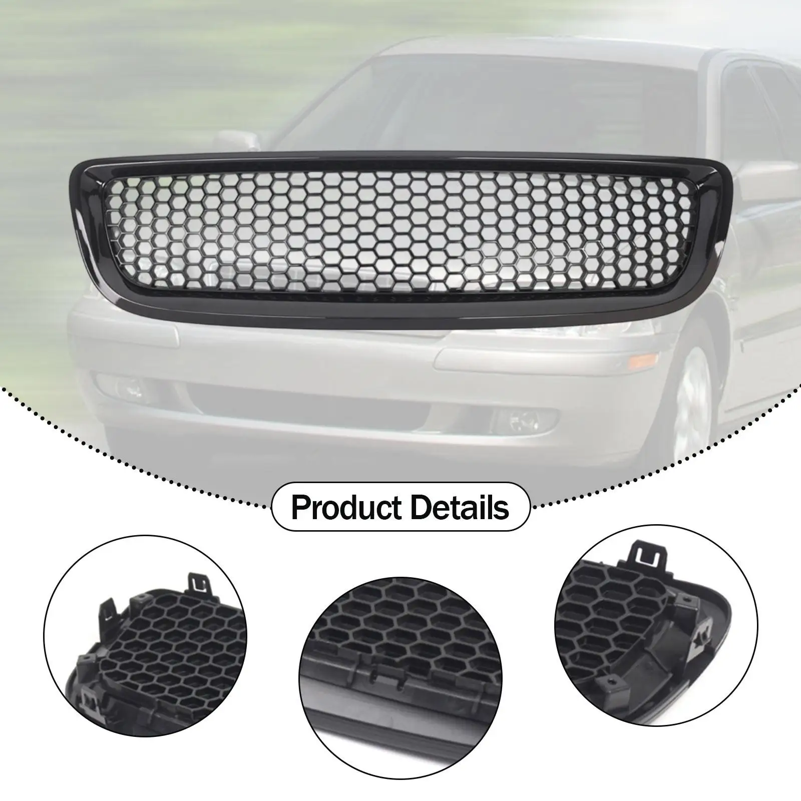 Mesh Grill Grille Lightweight Decoration Spare Parts Replacement Elegant Upgrade 30744915 for Volvo S40 V50 2008-2012 Mesh Grill Grille Lightweight Decoration Spare Parts Replacement Elegant Upgrade 30744915 for Volvo S40 V50 2008-2012