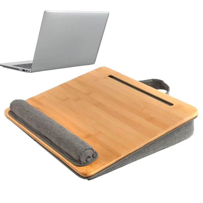 Suporte Multifuncional para Laptop com Suporte de Pulso Suporte Ergonômico do Computador Portátil Acima da Mesa do Joelho Acessórios de Mesa para Casa - Imagem 4