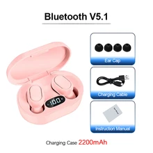  2022 NEW Bluetooth Earphone Wireless Headphones Tws Stereo Headset Bass Music Earbuds Waterproof Sports HD Mic For Smart Phone 