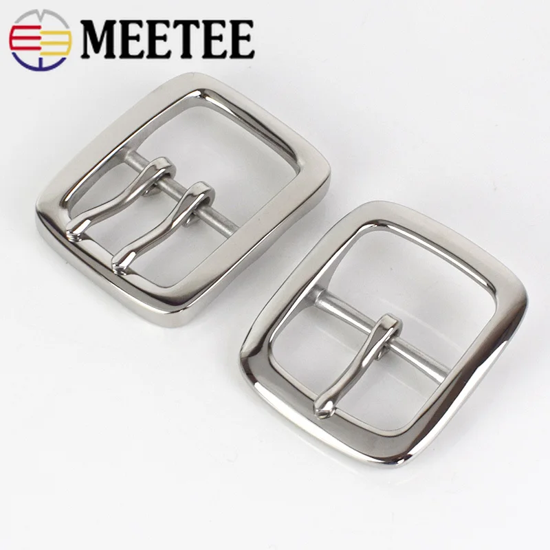 Meetee 1Pc High-grade Pure Titanium Alloy Belt Buckles Anti