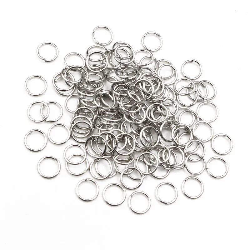 Gold Stainless Steel Split Jump Rings - 200pcs Jewelry Making Essentials