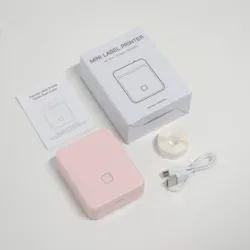 Portable Mini Bluetooth Thermal Label Printer | Ink - Free DIY Barcode & Sticker Labeling Machine (Printer en)