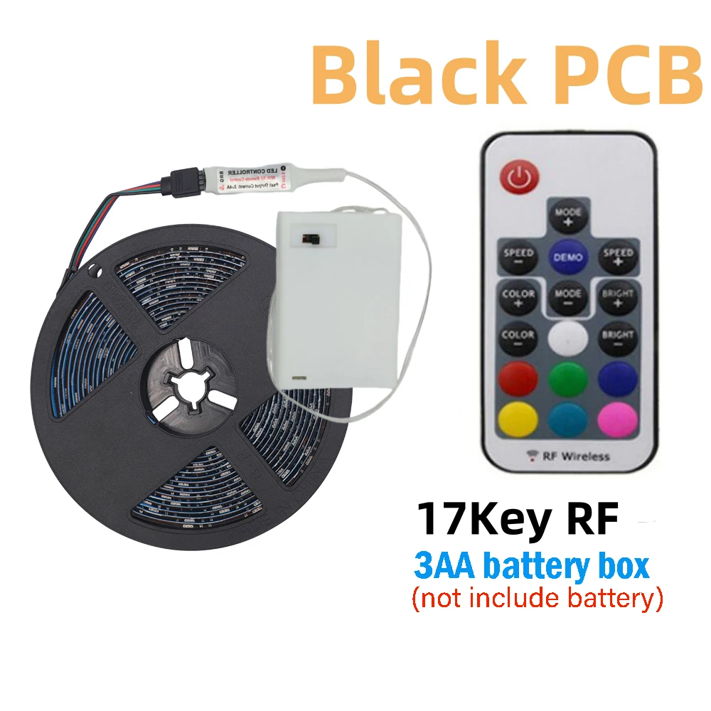 ตัวเลือกสินค้า เทปแสง LED ยืดหยุ่น RGB 5V 5050 สร้างบรรยากาศบ้าน