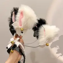 Cat Ears Anime Lolita Hair Accessories Ears Cosplay Kawaii Wig Gothic Headdress Kawaii Accessories Handiwork Head Band