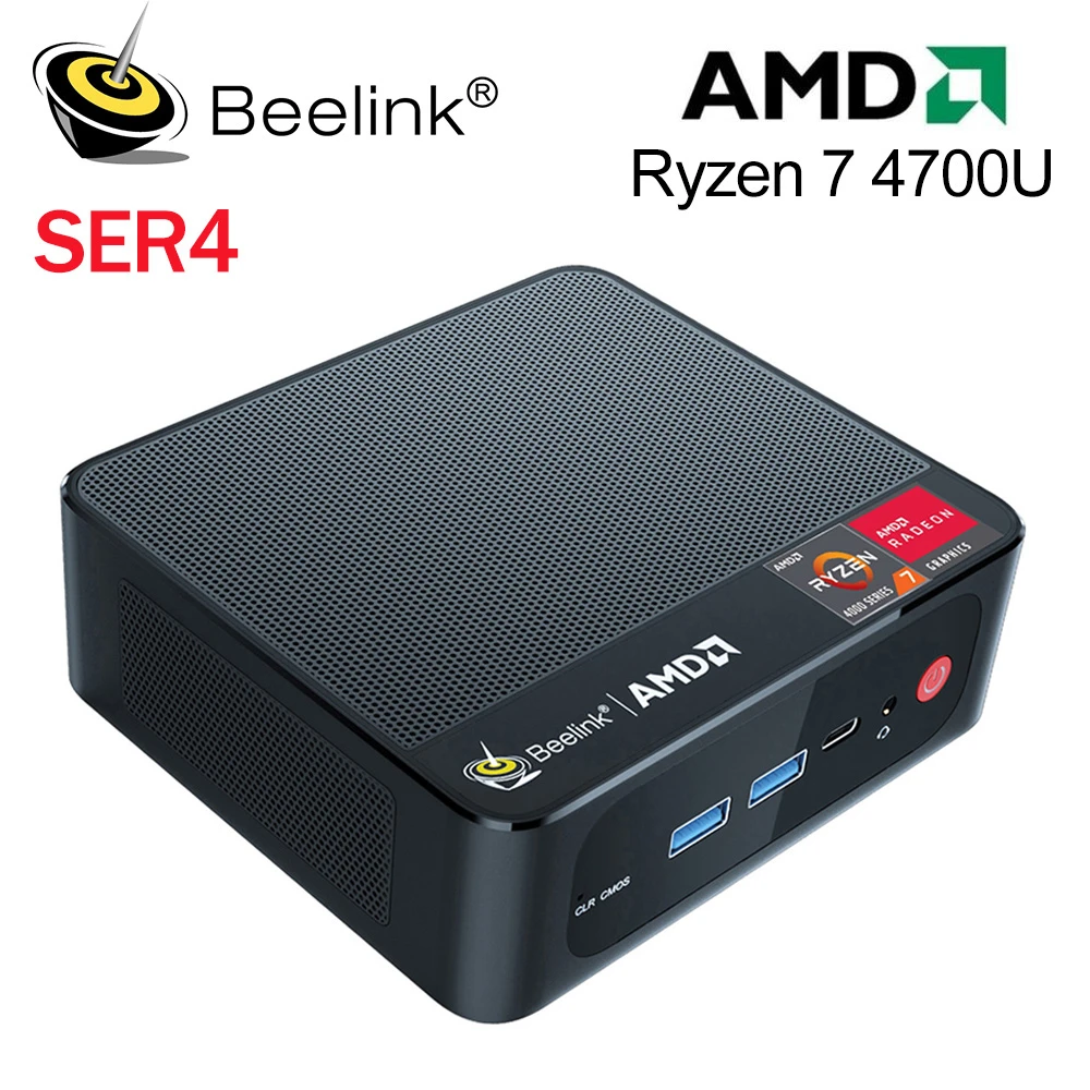 Beelink SER4 Mini PC AMD Ryzen 7 4700U SER3 AMD Ryzen 7 3750H Windows