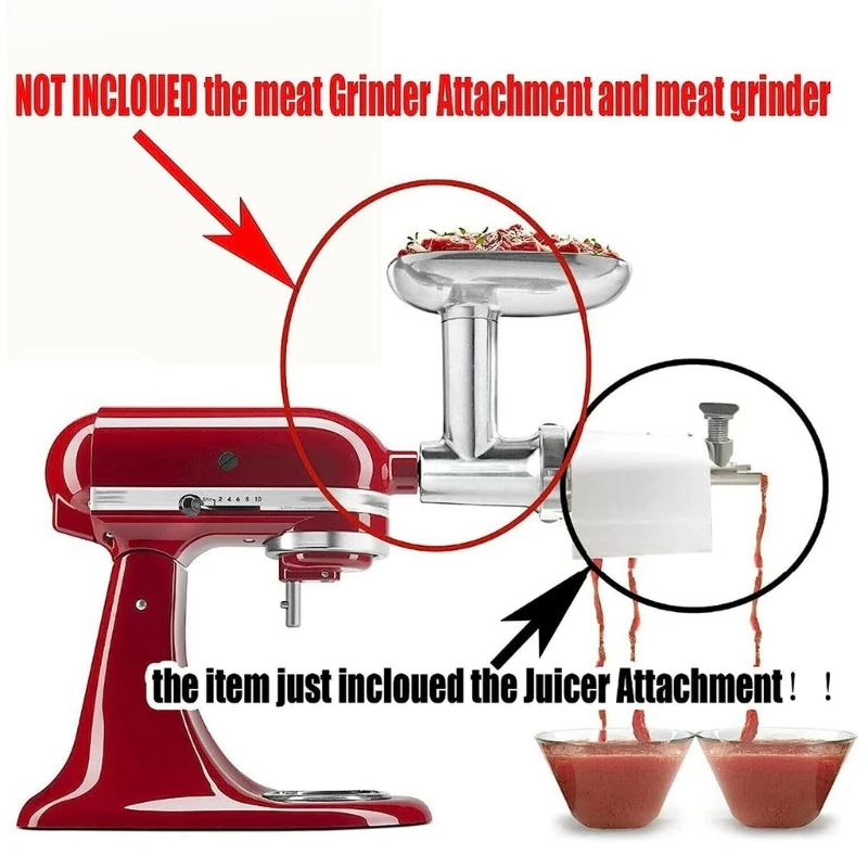 Tomato Juicer Vegetable Strainer  Grinder Sausage Stuffer Ketchup Attachment Compatible for Stand Mixer Kitchen New Dropship