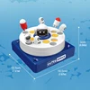 Electric Fishing Toy Turntable Bounce Launching Rocket Pop Up Fishing Game Toy Fine Motor Sensory Training Bouncing Board Toys 6