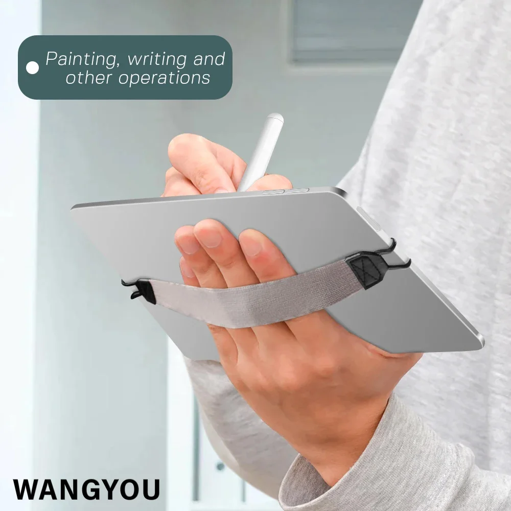 Tablet Stand Holder Hand Strap Leather Handle Grip Security Hand-Strap For IPad 9.7 10.5 Inch Generic IPad/Xiaomi/Samsung tablet stand tablet holder tablet hand strap