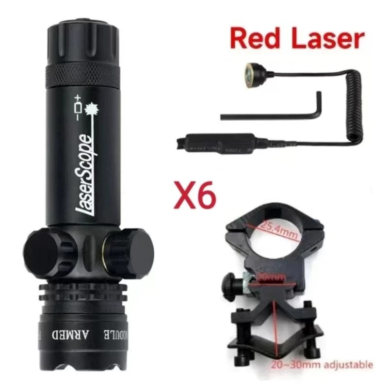 

Тактический красный лазерный точечный прицел x6