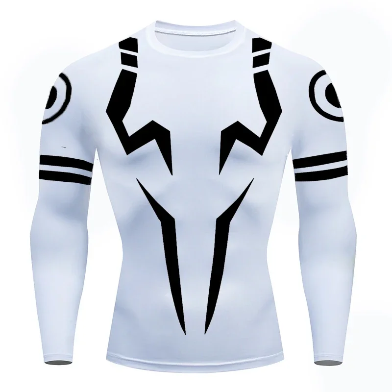 Men's Athletic 3D Print Compression Workout Shirt