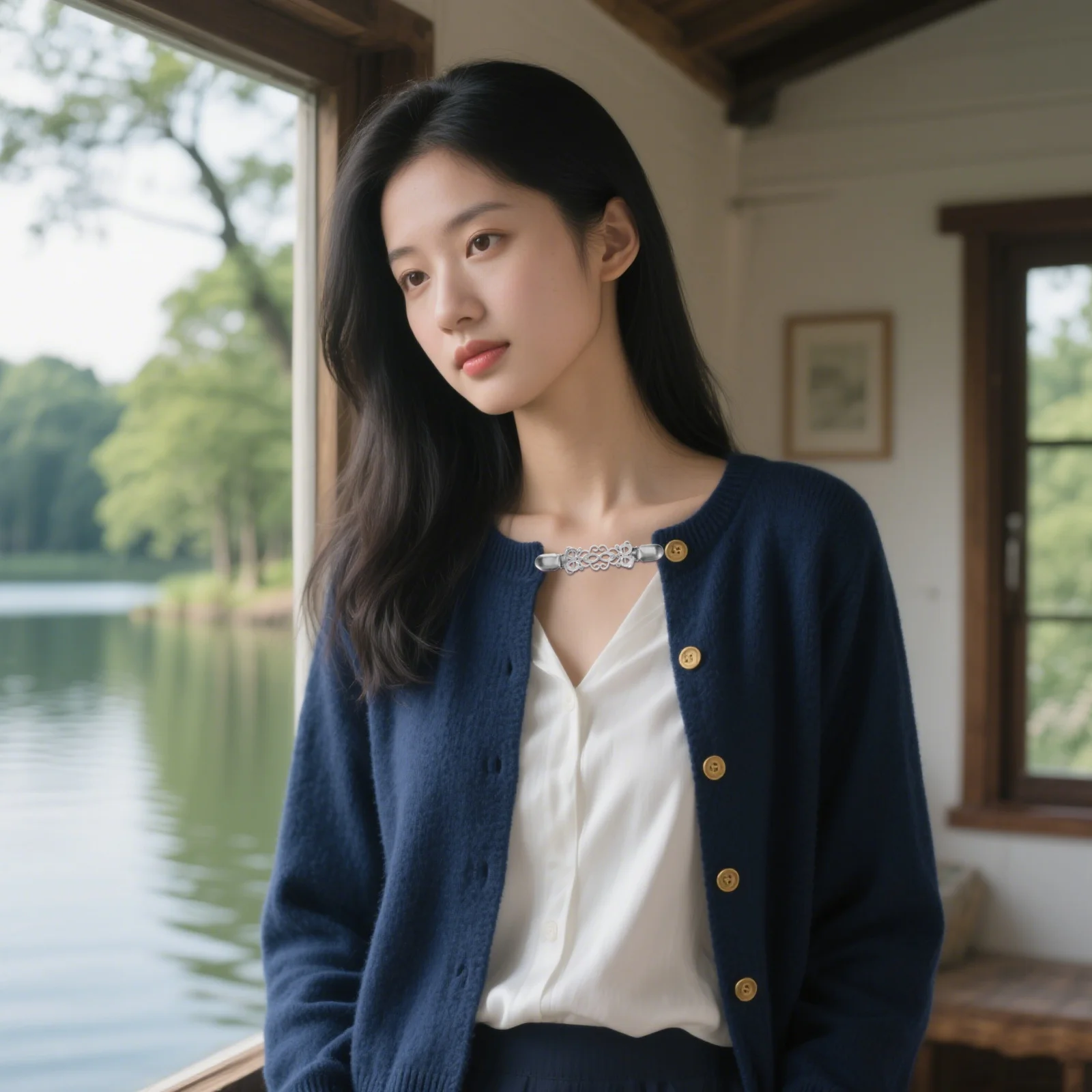 2개 빈티지 라인스톤 장식 스웨터 클립 우아한 가디건 숄 포멀한 행사용 다용도