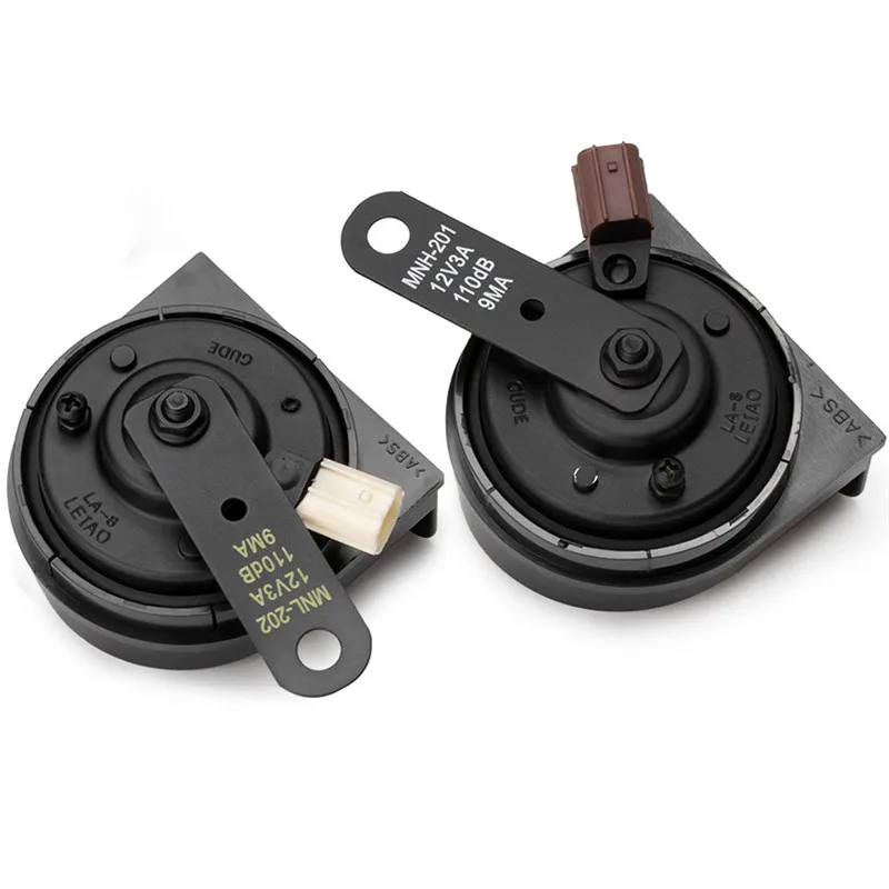 2PCS Low + High Tone Horns for Acura TSX RL for Honda Accord Replacement 38150SDBA02 38100SDBA02 38150SDBA01