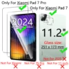 High Quality Tempered Film for Xiaomi Pad 7 / 7 Pro 11.2 inch 2024 Screen Protector with Camera Protective Glass 9H Anti-scratch 1