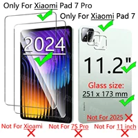 High Quality Tempered Film for Xiaomi Pad 7 / 7 Pro 11.2 inch 2024 Screen Protector with Camera Protective Glass 9H Anti-scratch 1