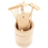 Zen Tool Set Miniature Garden Decoration Other Bamboo Products Tools Sand Rake Wooden Sandbox 1