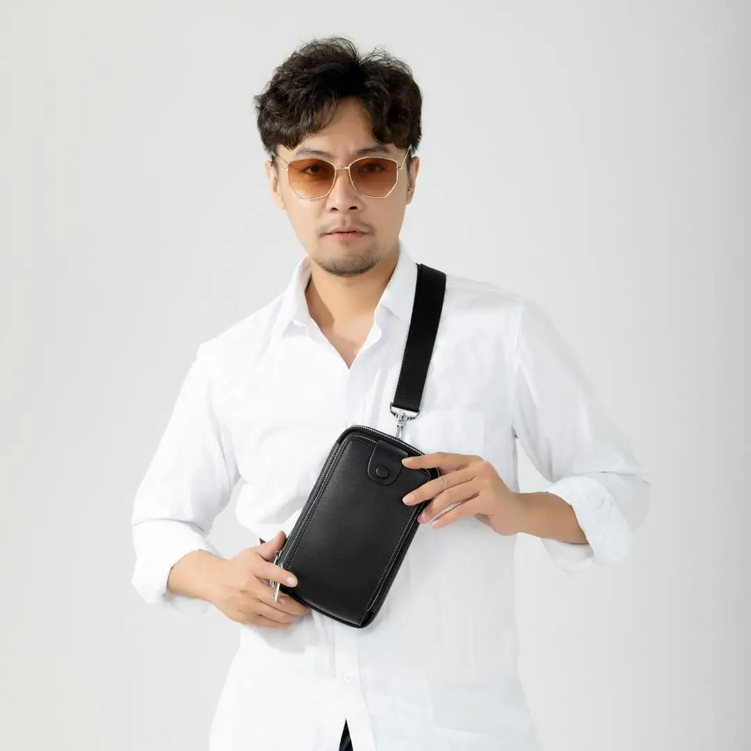 Xiaomi TANJIEZHE Chest Bag Multifunction Crossbody Shoulder Messenger Bags Lightweight  Waterproof ID Credit Bank Card Holder 5