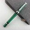 Yongsheng 013 Vacuum Filling Fountain Pen Acrylic Transparent Ink Pen Clear Section EF/F/ Nib Office Business Gift Pen 2