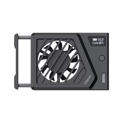 Enhanced Camera Cooling System with Heat Sink and Fan - Ulanzi CA25 New Version (CA25 Black)