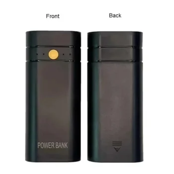 Boîtier de batterie externe sans piles, bricolage, 5V, 2a, 6000mAh, 2x18650, USB type-c, étui de chargeur de batterie pour téléphone, chargement électronique 1