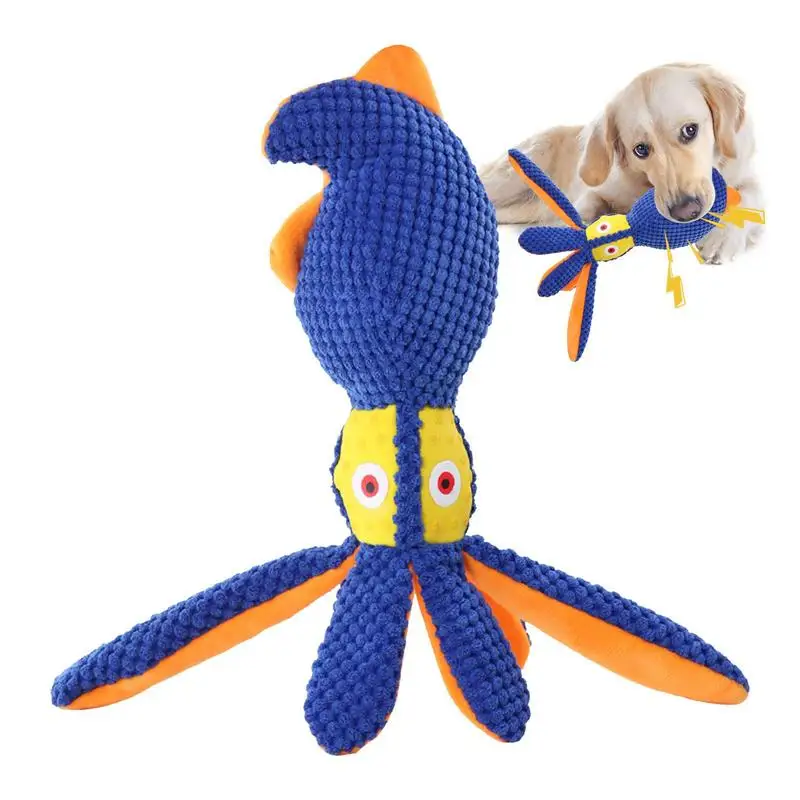 

Octopus Dog Toys Pet Cat Dog Plushie Supplies Plush Interactive Stuffing Dog Plush Toy Dog Interactive Teething Plush Chew Toy