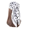 New Skull Head Printed Temperament Versatile 70 Small Scarf Square Scarf Headband Professional Decorative Scarf 3