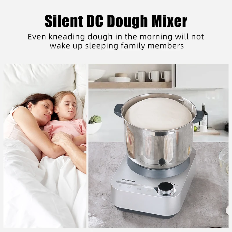 SUNATUR Electric Dough Mixer & Kitchen Mixer Machine, Ideal for Kneading & Mixing Dough, Also Perfect as an Electric Cake Mixer 5