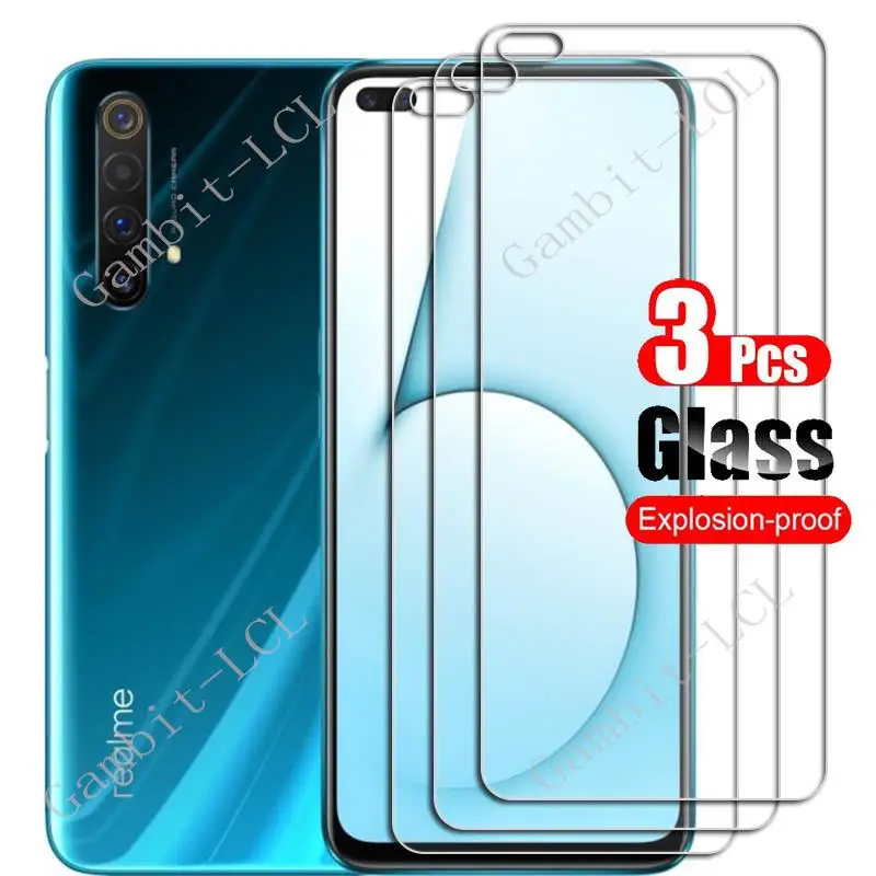 

3PCS Tempered Glass For Realme X50 5G Protective Film On RealmeX50 X 50 RMX2144 RMX2051, RMX2025 6.57" Screen Protector Cover