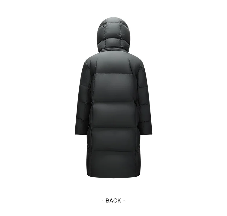 Down Jacket Women Long Length Water-Repellent New Winter Detachable Hood Winter Clothing