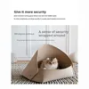 Felt Bed for Cats House With Breather Hole Dog Bed Interactive Play Toys for Cats to Hide 2 in 1 Tunnel for Cats Bed 6