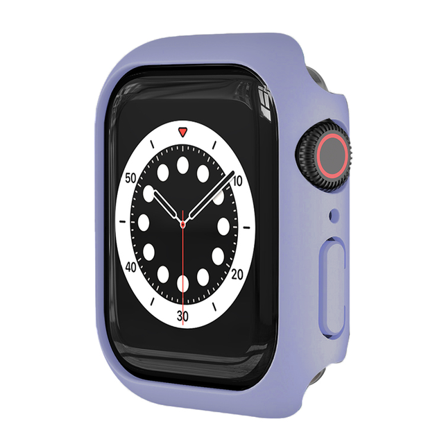 For Apple Watch Case 6 se 5 4 3 44mm 40mm 42mm 38mm Accessories PC Screen Protector bumper iWatch series 7 41mm 45mm Case