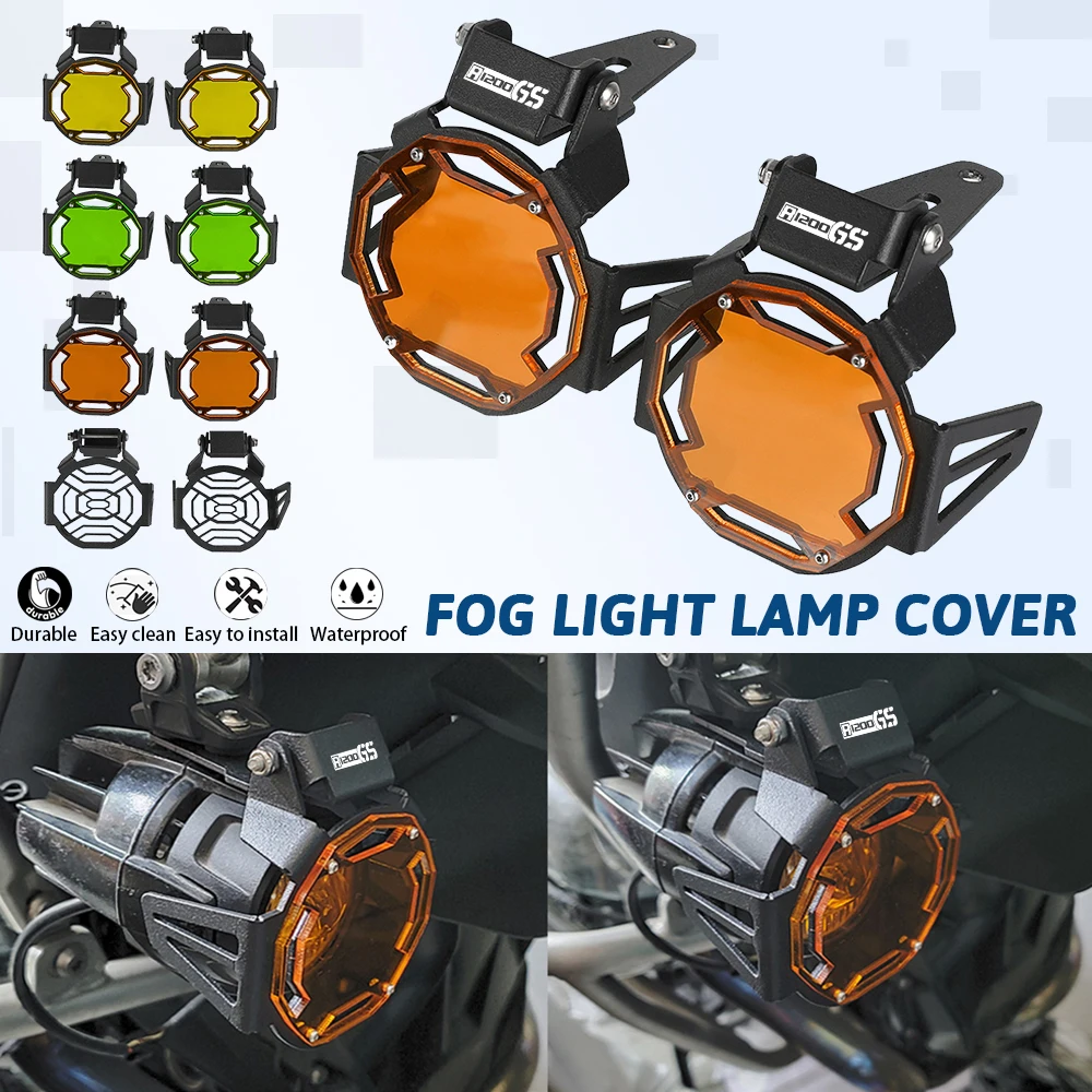 

R1200GS Motorcycle Accessories For BMW R 1200 GS R1200 GS R 1200GS Flipable Fog Lamp Light Cover Guard Grill Grille Protector