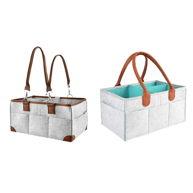 GRIS - Organisateur De Caddie À Couches Pour Bébé 35x23x18cm, Sac