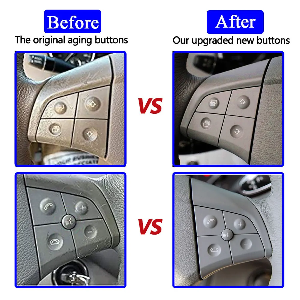 Steering wheel switch W164 W245 W251 car multifunction steering wheel control switch button kit for Mercedes Benz ML GL B R Class 2006-2009