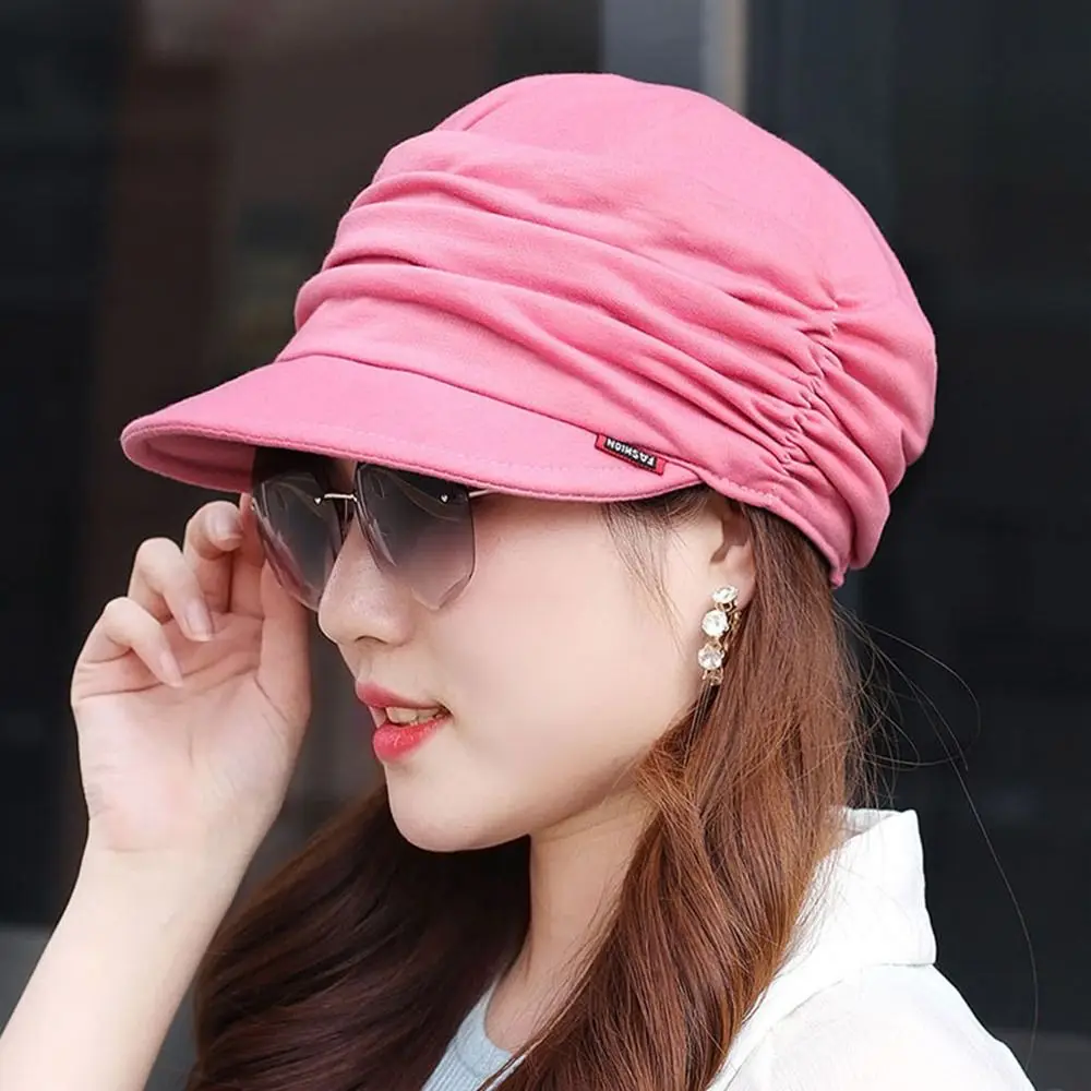 Vintage Octagonal Hat Women British Style Newspaper Cap Autumn Winter Beret