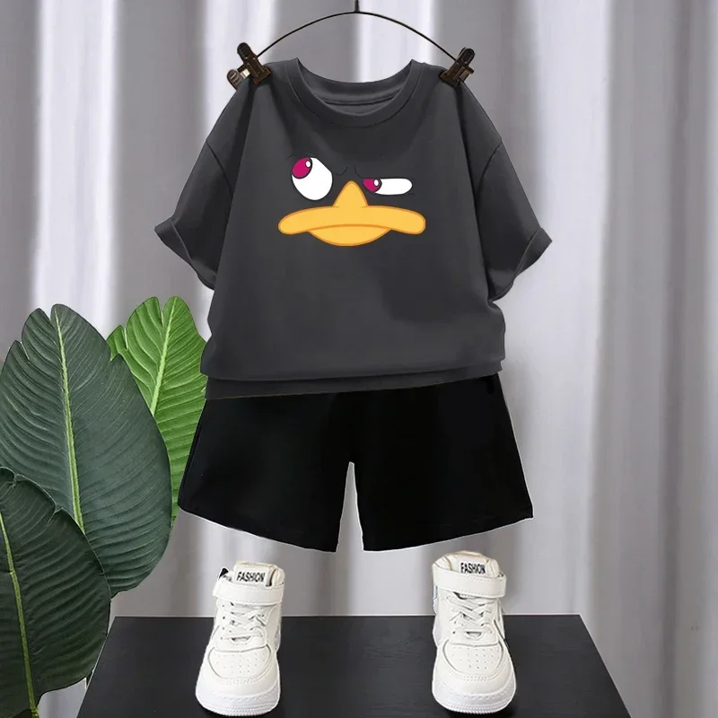 2025 New Boys Cotton T-shirts 4-12T Cartoon Printed Tops Girls Tees Summer Short Sleeve Children Tops High Quality Kids Clothes 6