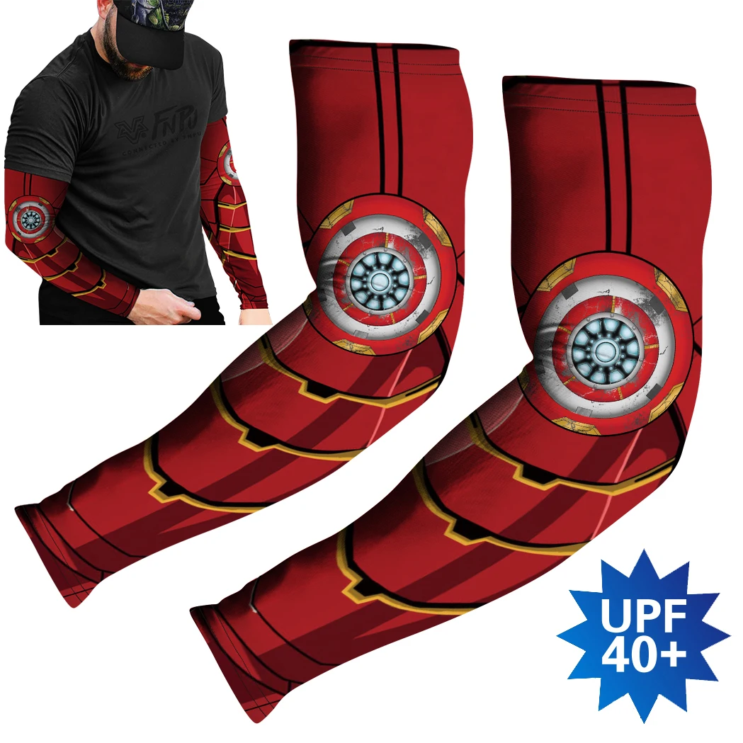 Sports Cycling Arm Sleeves Anti-UV Sun Protection UPF Arm Cover Compression 2Pcs/Pair sun protection arm sleeves arm sleeves cooling arm sleeves