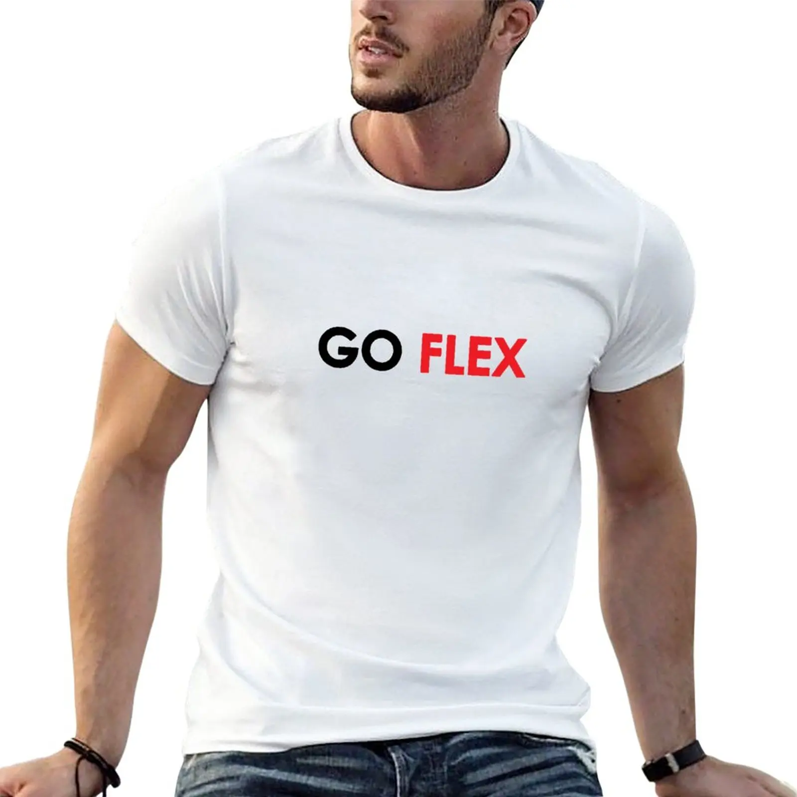 Go Flex T-Shirt Anime Anime T-Shirt Ragazzi Animal Print Shirt Divertente T-Shirt Slim Fit T-Shirt Per Uomo