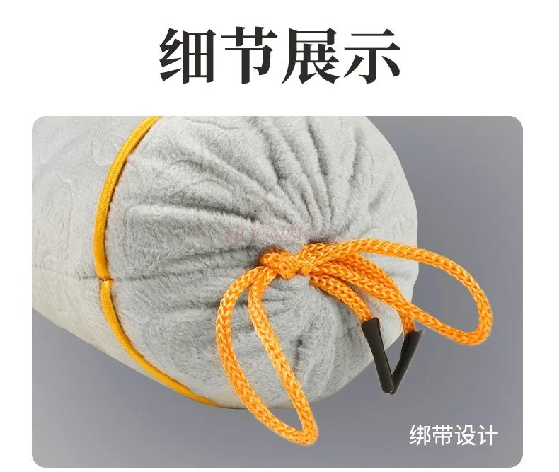 Wormwood Cervical Pillow Cervical Moxibustion Pillow Single Core Round Candy Adult Spine Comfortable Sleep