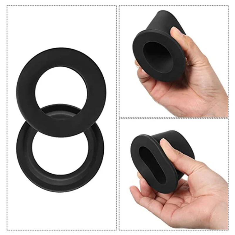 1Pc DIY Umbrella Hole Ring Silicone Umbrella Cone Wedge Hole Plug Stabilizer For Lawn Patio Deck Beach Garden