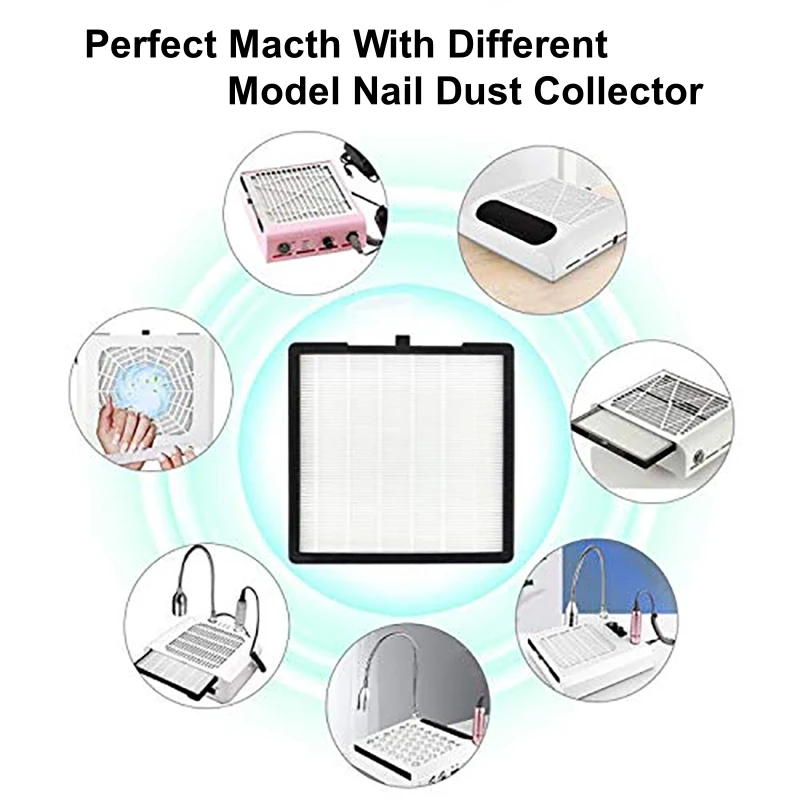 Replacement Filter Nail Vacuum Cleaner Filter For Nail Dust Collector Brushless Dust Extractor Original
