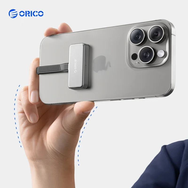 ORICO 마그네틱 휴대용 SSD 1TB 512GB 2TB 외장 PSSD 20Gbps iPhone15/16 Pro MateBook용 4K ProRes 비디오 녹화 지원