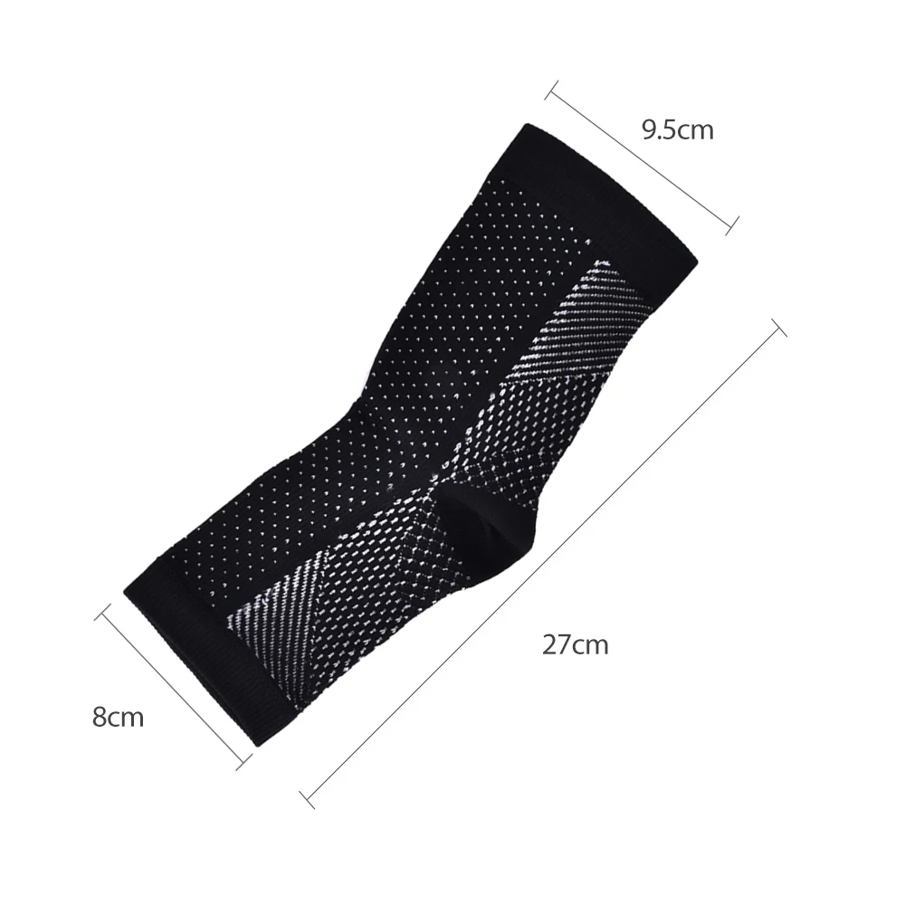 Mens Socks 1 Pair Anti-fatigue Ankle Heels Support Compression Sleeves Foot Support Sports Socks Relieve Discomfort Soreness