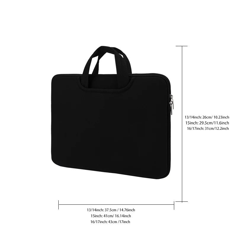 Computer Bag 16 Inch and 17 Inch Front Pocket Hold Power Mouse Large Space Laptop Handbag Lightweight
