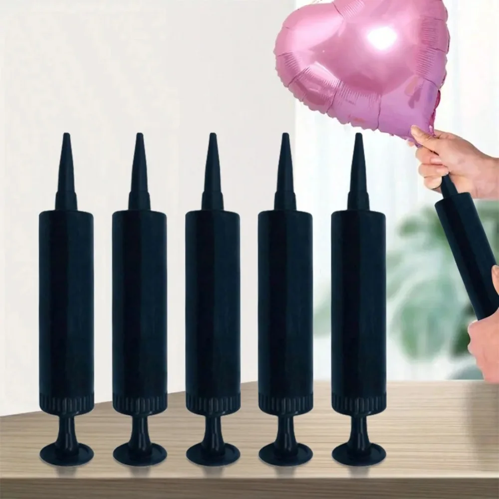 1/3/5PC Ballon Pumpe Ballon Kleber Dot Tragbare Hand Push Ballons Inflator Zubehör Hochzeit Geburtstag party Feier Werkzeuge