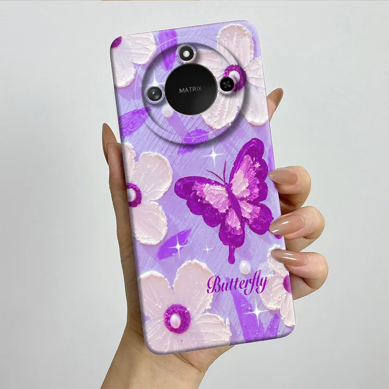 Sweet Painted Silicone Phone Case - Fashion Cartoon Design, Protective & Stylish