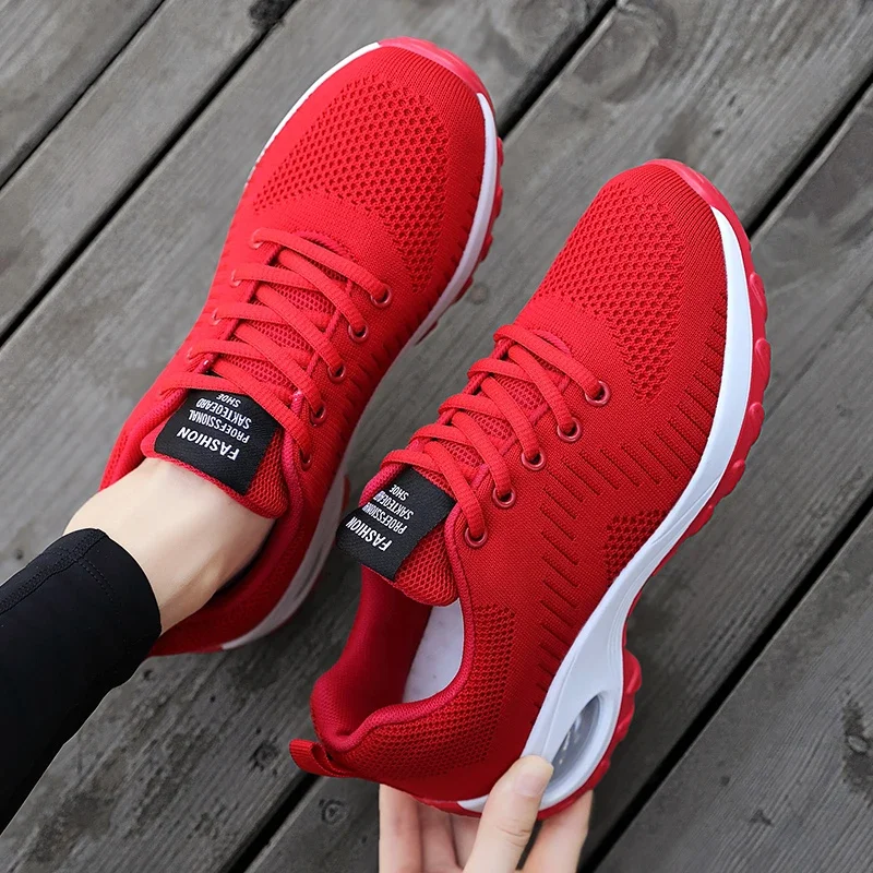 Women Sneakers Mesh Breathable Flat Anti Slip Outdoor Trainer