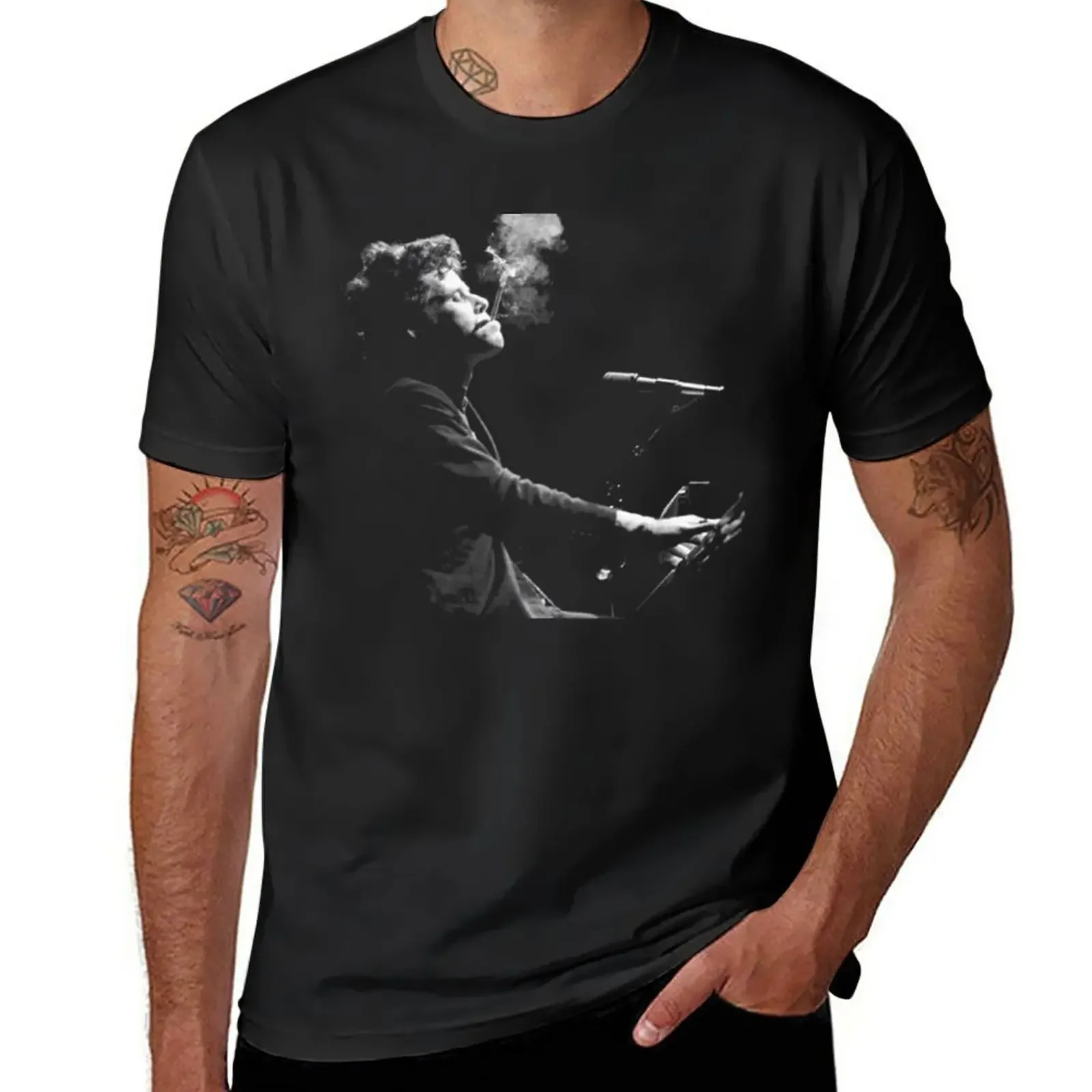 

Tom-Waits T-Shirt blacks blanks mens graphic t-shirts big and tall