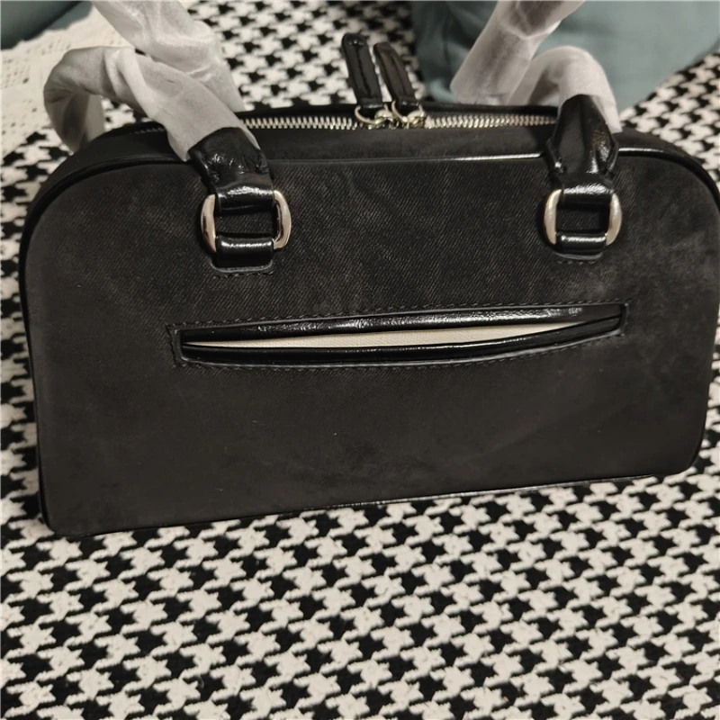 STAND OIL Bowling Bag for Women Korean Brand Boston YUN JIN Style Tote Bag Chubby Bags Luxury Designer Handbag