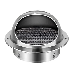 For Wall Vents Vent Cap For Tumble Dryer Hose Hemispherical Hood Rainproof Stainless Steel Windproof Brand New